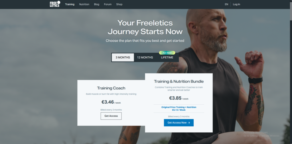 freeletics review program