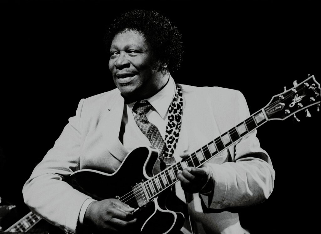 B.B King guitar player