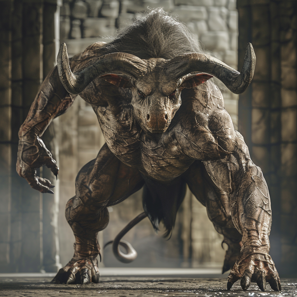 Greek Mythology Creatures Minotaur