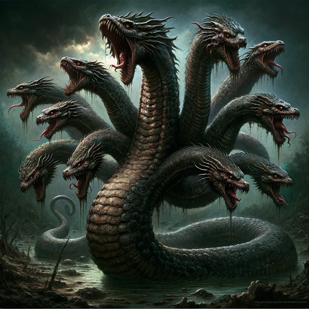 Greek Mythology Creatures Hydra